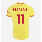 Billigt Liverpool F.C. Mohamed Salah #11 Replika Tredje Tröja 2021/22 Herr Gul Kortärmad For Rea