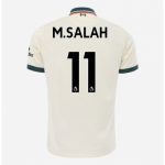 Billigt Liverpool Mohamed Salah #11 Replika Bortatröja 2021/22 Vit Herr Kortärmad For Rea