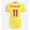 Liverpool Mohamed Salah #11 Replika Tredje Tröja Damer 2021/22 Gul Kortärmad For Rea