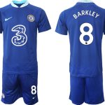 BARKLEY #8 Chelsea Hemmatröja Herr 2022-23 Kortärmad + Korta byxor