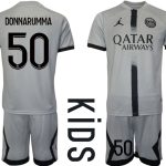 Paris Saint-Germain Bortatröja Barn 2022-23 Kortärmad fotbollströja set DONNARUMMA 50