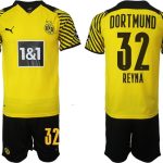 Köpa Reyna #32 Borussia Dortmund Hemmatröja Herr 2023 Kortärmad+ Korta byxor