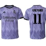 Nya Real Madrid Bortatröja Herr 2023 Kortärmad Fotbollströjor med tryck ASENSIO 11