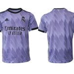 Real Madrid Bortatröja Herr 2023 Kortärmad Fotbollströjor Med Eget Namn