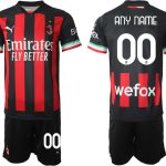 Beställa Fotbollströjor AC Milan Hemmatröja Herr 2023 Kortärmad + Korta byxor