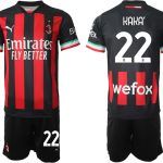 Beställa Fotbollströjor AC Milan Hemmatröja Herr 2023 Kortärmad + Korta byxor med namn KAKA’22