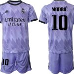 Beställa Fotbollströjor Real Madrid Bortatröja 2023 Herr med tryck MODRIĆ 10