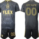 Billigt LAFC Los Angeles FC Hemmatröja Herr 2023 Kortärmad + Korta byxor