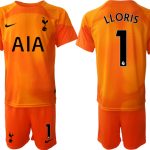 Nya Tottenham Hotspur 2023 Målvaktströja Kortärmad + Korta byxor LLORIS 1 tröja set