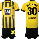 Billiga Fotbollströjor Borussia Dortmund BVB Hemmatröja 2023 Herr Kortärmad + Korta byxor PASSLACK 30