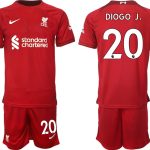 Billiga Fotbollströjor Liverpool Hemmatröja Herr 2023 Kortärmad + Korta byxor DIOGO J. 20