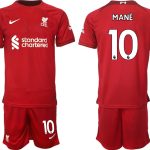 Billiga Fotbollströjor Liverpool Hemmatröja Herr 2023 Kortärmad + Korta byxor MANÉ 10