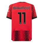 Billiga Fotbollströjor AC Milan Hemmatröja 2023-24 Kortärmad Zlatan Ibrahimovic 11