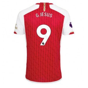 Billiga Fotbollströjor Arsenal Hemmatröja 2023-24 Kortärmad Gabriel Jesus 9