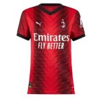 Billiga Fotbollströjor Dam AC Milan Hemmatröja 2023-24 Kortärmad