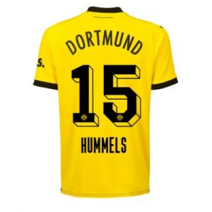 Billiga Fotbollströjor Herr Borussia Dortmund BVB Hemmatröja 2023-24 Kortärmad Mats Hummels 15