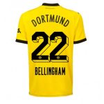 Billiga Fotbollströjor Herr Borussia Dortmund BVB matchtröjor Hemmatröja Kortärmad Jude Bellingham 22