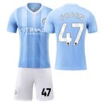 Billiga Fotbollströjor Herr Manchester City 2023-24 Hemma Tröja Kortärmad shorts FODEN 47