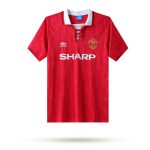 Billiga Fotbollströjor Herr Manchester United 1992/94 Hemma Tröja Kortärmad