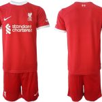 Billiga Fotbollströjor Herr Liverpool FC Hemmatröja 2023-24 Kortärmad shorts