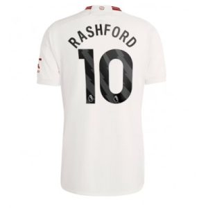 Billiga Fotbollströjor Herr Manchester United Tredje Tröja 2023-24 Kortärmad med tryck Marcus Rashford 10