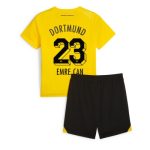 Billiga Fotbollströjor Barn Borussia Dortmund Hemmatröja 2023-24 fotbollströja set Emre Can 23