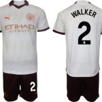 Billiga Fotbollströjor Herr Manchester City Bortatröja 2023/24 Kortärmad shorts Kyle Walker 2