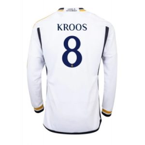 Beställa billigt fotbollströjor Herr Real Madrid Hemmatröja 2023-24 Långärmad Toni Kroos 8