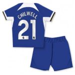 Billiga Fotbollströjor Barn Chelsea Hemmatröja 2023-2024 fotbollströja set Ben Chilwell 21