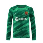 Billiga Fotbollströjor Herr FC Barcelona Hemmatröja 23-24 Långärmad tröja med eget namn