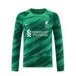 Billiga Fotbollströjor Herr Liverpool Tredje Tröja 2023-24 Långärmad tröja med eget namn