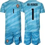 Köpa Fotbollsställ Barn Portugal 2023-24 fotbollströjor med tryck RUI PATRICIO 1