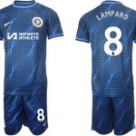 Billiga Fotbollströjor Herr Chelsea Bortatröja 2023-24 Kortärmad + Korta byxor Frank Lampard 8