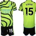 Jakub Kiwior #15 Köp Billiga Fotbollströjor Herr Arsenal Bortatröja Hemmaställ 2023 2024